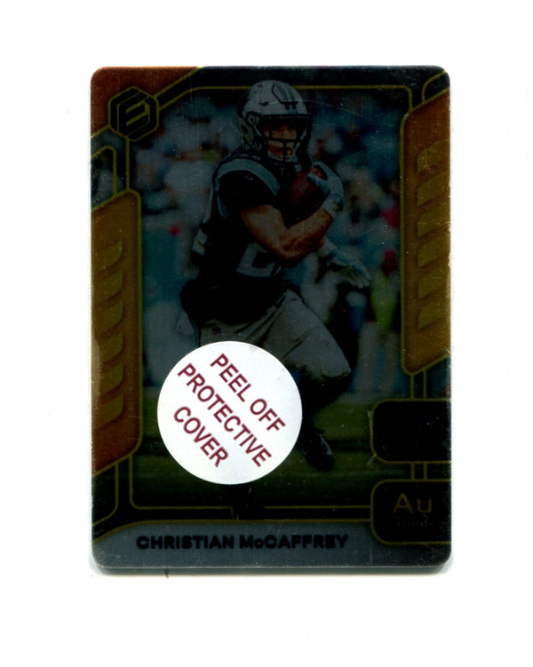 Christian McCaffrey 2020 Panini AU Gold Metal #57 Card