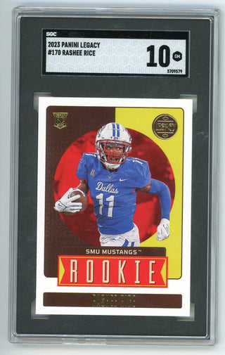 Rashee Rice 2023 Panini Legacy #170 SGC 10