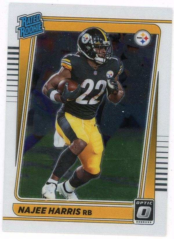 Najee Harris Panini Donruss Optic White Rated Rookie 2021