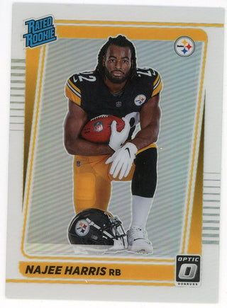 Najee Harris Panini Donruss Optic White Rated Rookie 2021 #213