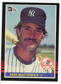 Don Mattingly 1985 Donruss Unsigned Card #295