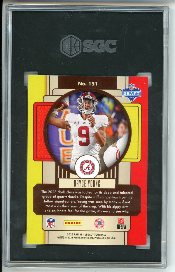 Bryce Young 2023 Panini Legacy #151 SGC 9.5