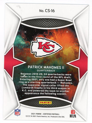 Patrick Mahomes II 2021 Panini Certified Stars #CS-16