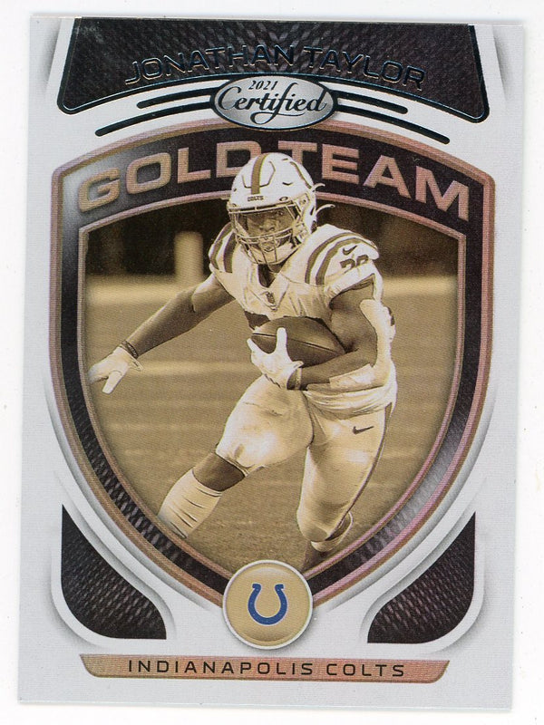 Jonathan Taylor 2021 Panini Certified Gold Team #GT-6