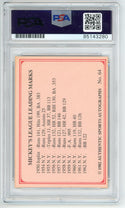 Mickey Mantle Autographed 1974 Visit Card PSA Authentic Auto