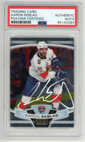 Aaron Ekblad Autographed 2020 O-Pee-Chee Platinum #118 PSA Authentic Auto