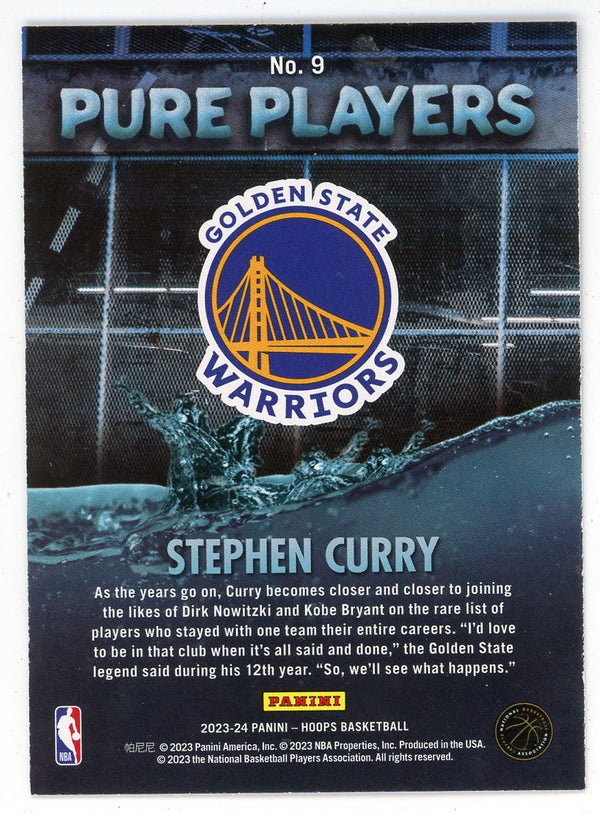 Stephen Curry 2023-24 Panini Hoops Pure Players #9