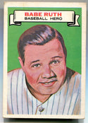 Babe Ruth Topps Baseball Hero Card #12