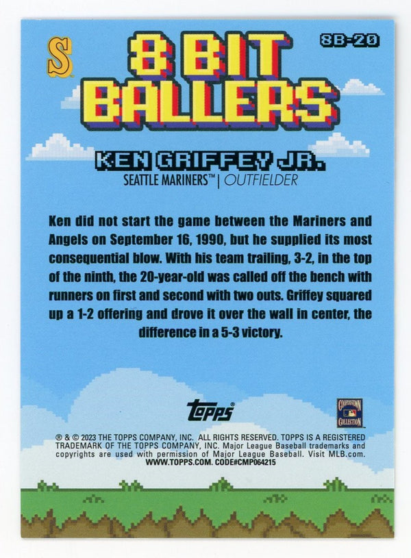 Ken Griffey JR. 2023 Topps 8 Bit Ballers #8B-20 Card