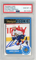 Aaron Ekblad Autographed 2014-15 O-Pee-Chee Marquee Rookie PSA 10