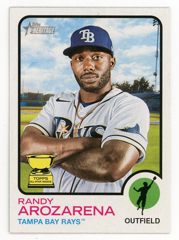 Randy Arozarena 2022 Topps Heritage #55 Card