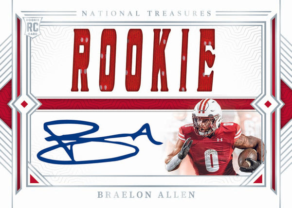 2024 Panini National Treasures Collegiate Football Trading Card Hobby Box