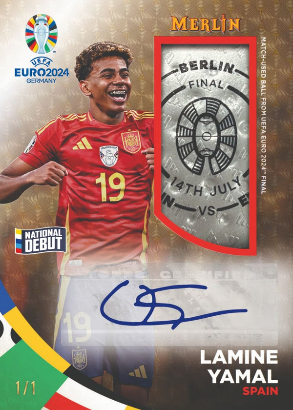 2024 Topps Chrome UEFA EURO Hobby Box