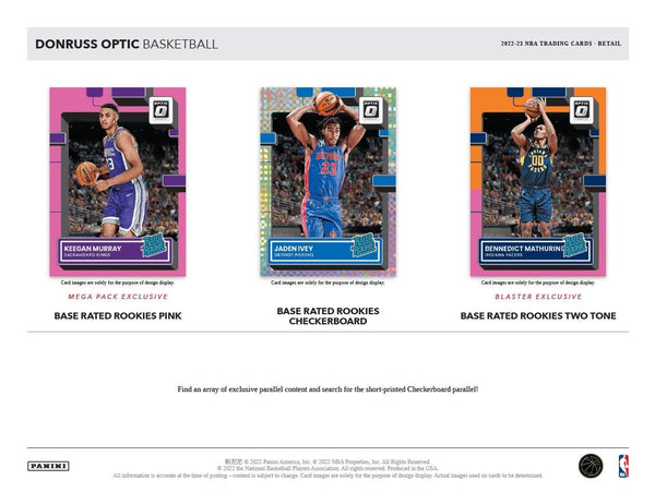 2022-23 Panini Donruss Optic Basketball Fanatics Mega Box (Hyper Green Prizms)