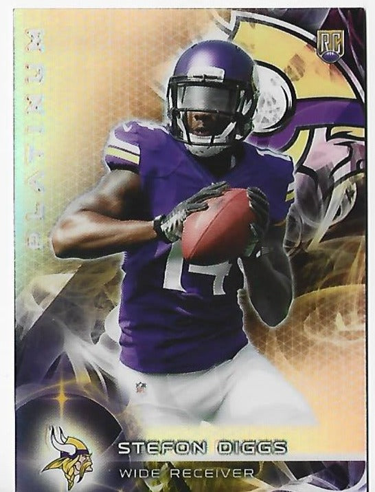 Stefon Diggs 2015 Topps Platinum #141 Rookie Card