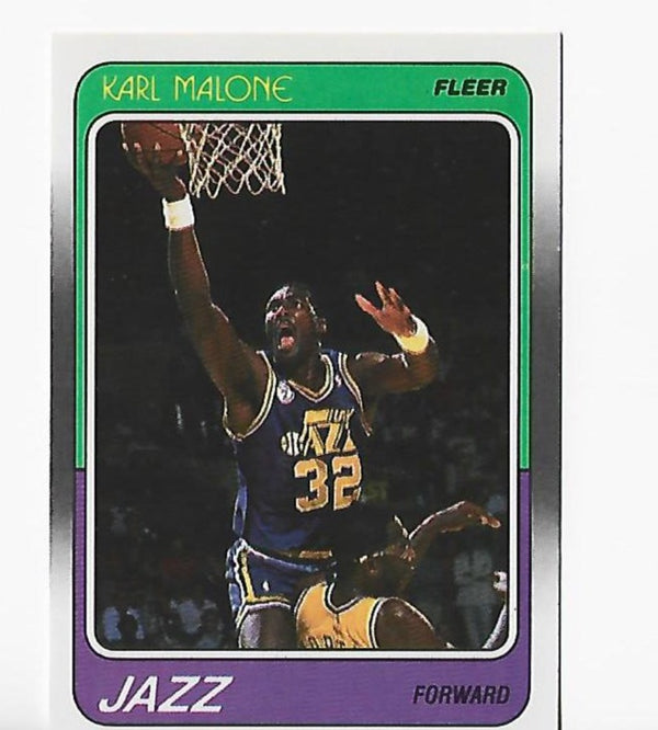 Karl Malone 1988 Fleer (114/132) Hof Card