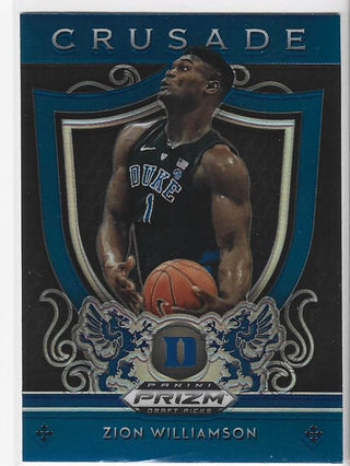 Zion Williamson 2019 Blue Prizm Draft Picks Rookie Card