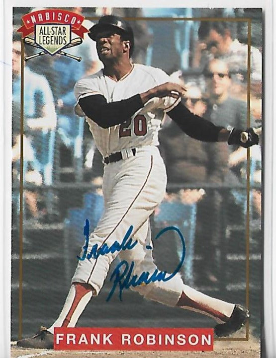 Frank Robinson 1994 Nabisco All-Star Legends Autograph Card