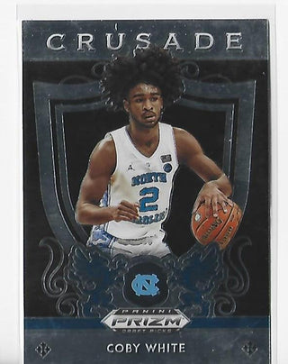 Coby White 2019-20 Panini Prizm Draft Rookie #61 Card