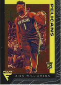 Zion Williamson 2019 Chronicles Flux Rookie Card