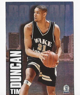 Tim Duncan 1997 Scoreboard Draft #1C Rookie Card