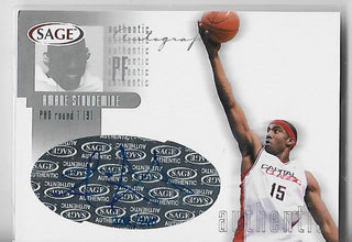 Amare Stoudemire 2002 Sage #A29 (202/240) Autograph Rookie Card