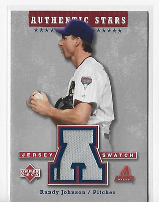 Randy Johnson 2003 Upper Deck #AS-RJ Jersey Swatch Card