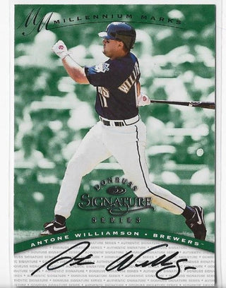 Antone Williamson 1997 Donruss Signature Series #0606 Autograph Card