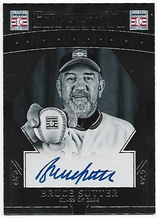 Bruce Sutter 2015 Panini Cooperstown Introductions Autographed Card