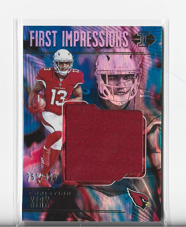 Christian Kirk 2018 Panini Illusions First Impressions #FI-CK (251/499) Player-Worn Material Card