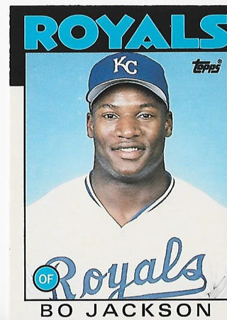 Bo Jackson 1986 Topps #50T Card