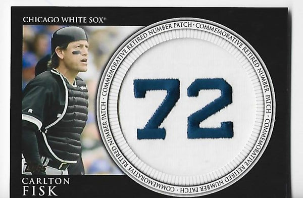 Carlton Fisk 2012 Topps #RN-CF Retired Number Patch Card