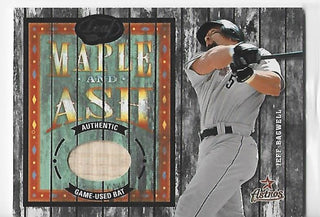 Jeff Bagwell 2003 Leaf #4 (218/400) Game-Used Bat Card