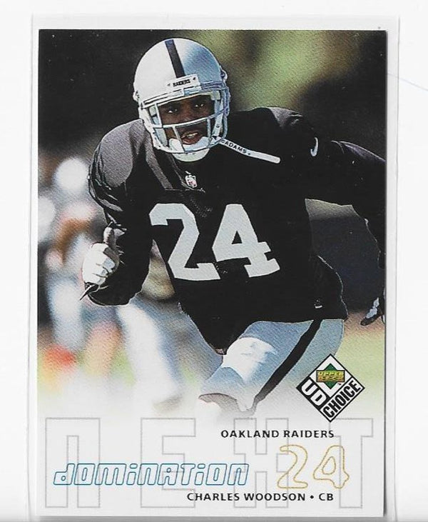 Charles Woodson 1998 Upper Deck Choice #259 Rookie Card