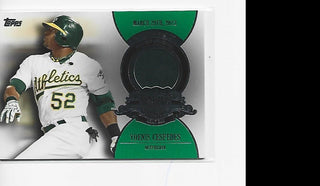 Yoenis Cespedes 2013 Topps #MMR-YC Game Used Memorabilia Card