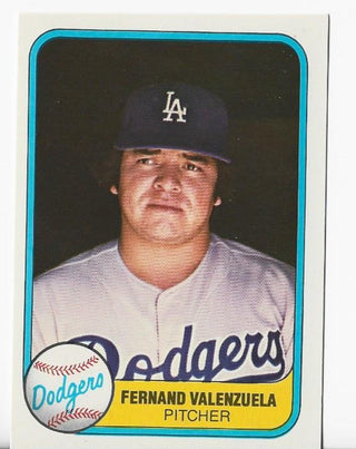 Fernando Valenzuela 1981 Fleer #140 Rookie Card