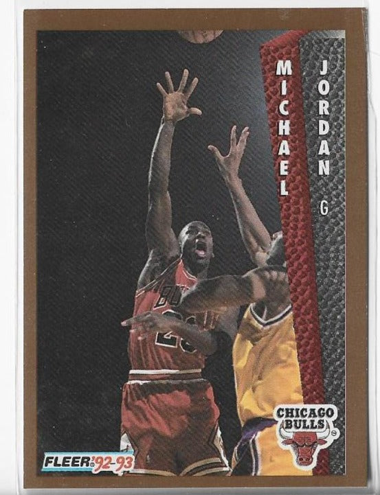 Michael Jordan 1992-93 Fleer #32 Card