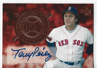 Tony Perez 2005 Upper Deck #CO-TP2 (11/25) Autograph Hof Card