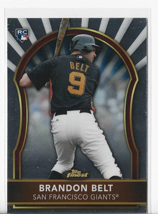 Brandon Belt 2011 Topps Finest #83 Rookie Card