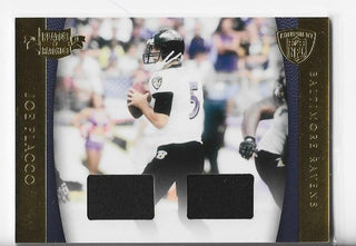 Joe Flacco 2011 Panini #13 (26/50) Game Worn Material Card