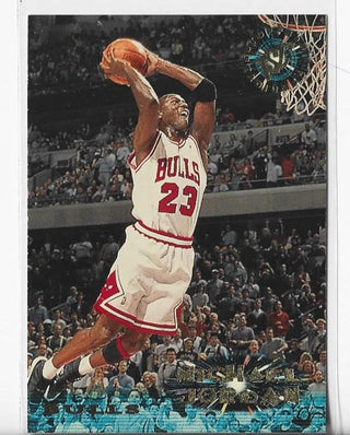 Michael Jordan 1995 Topps #1 Stadium Club Card