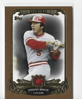 Johnny Bench 2013 Topps The Elite TE-9 (45/99) Card