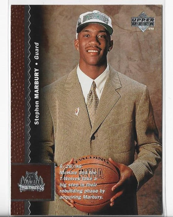 Stephon Marbury 1996 Upper Deck #74 Rookie Card