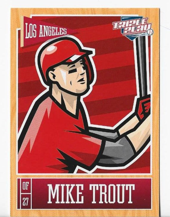 Mike Trout 2013 Panini Triple Play Basketball #36 Triple Play Card