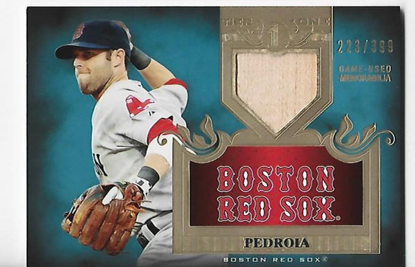 Dustin Pedroia 2011 Topps #TSR34 (223/399) Game-Used Memorabilia Card