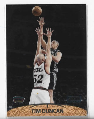 Tim Duncan 2000 Stadium Chrome Club #SCC9 Card