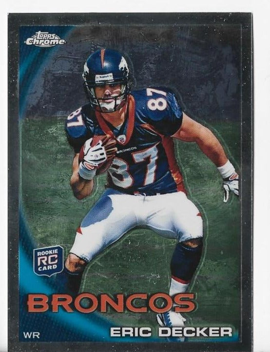 Eric Decker 2010 Topps Chrome #C98 Rookie Card