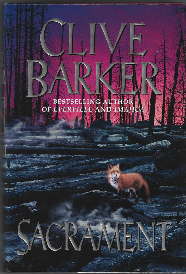 Clive Barker Sacrament Autographed Book (JSA)