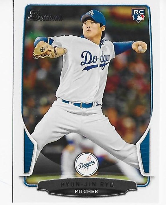 Hyun-Jin Ryu 2013 Topps #218 Bowman Rookie Card