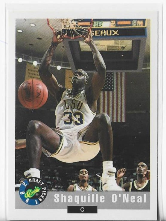 Shaquille O'Neal 1992 Classic Rookie Card